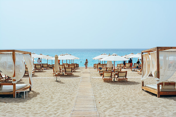Kathisma stranden Lefkas
