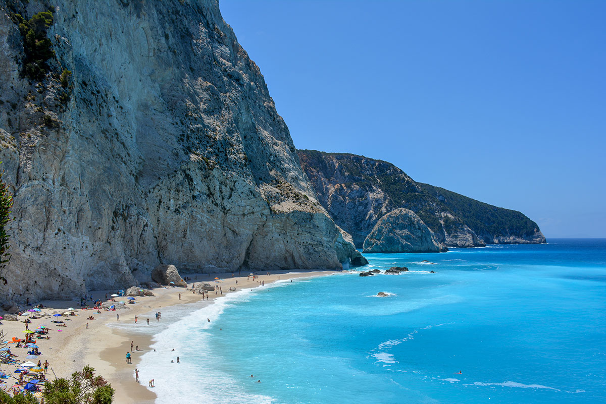 Porto Katsiki Stranden Lefkas