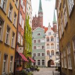 City break Gdansk picturesque streets