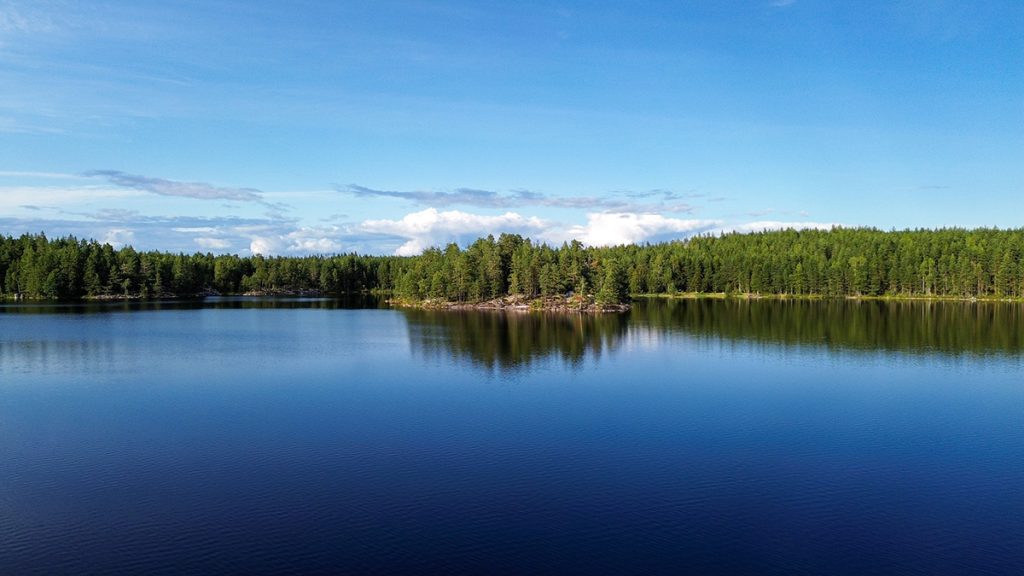 Wild camping in Sweden