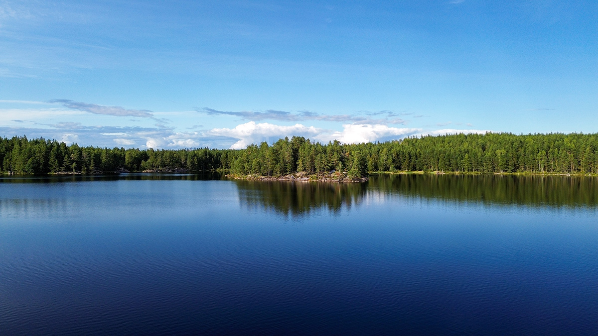 Wild camping in Sweden