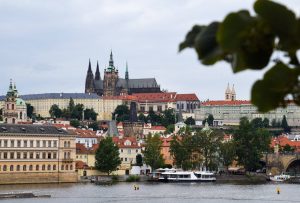 Walk along the banks of the Vltava River