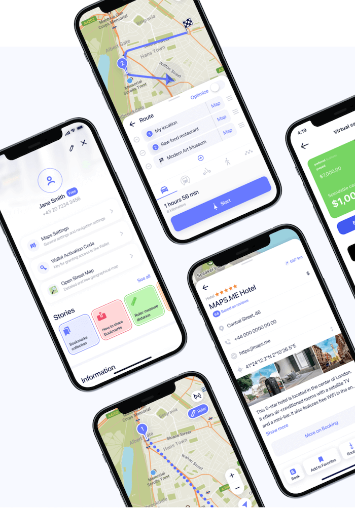 Maps.me apps travelers