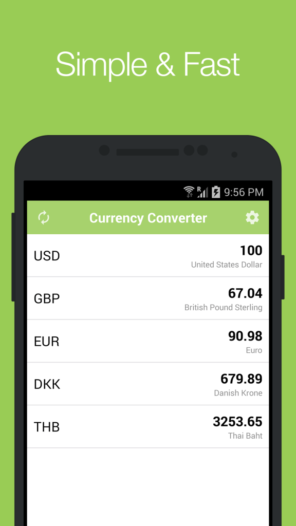 Currency+ travel app currency