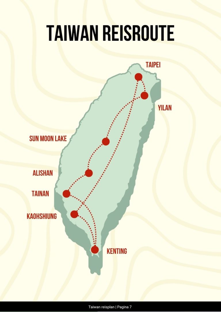 Taiwan travel plan itinerary