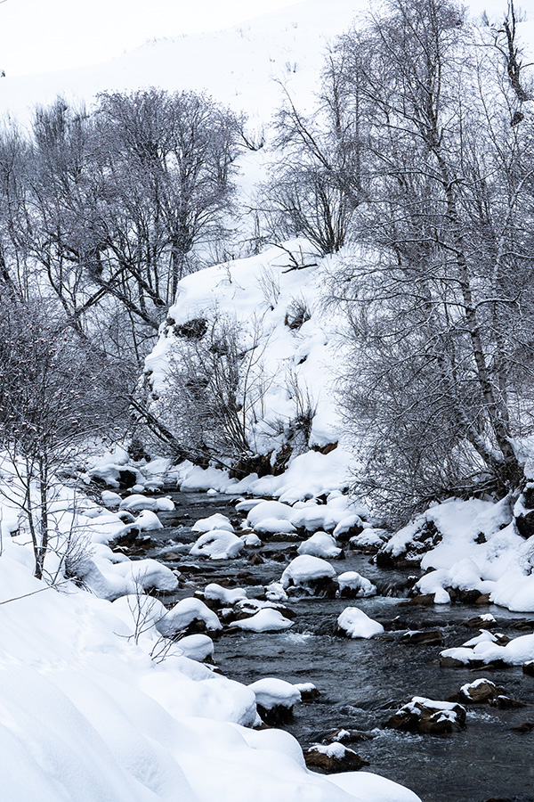 Hiking winter landscape Les Menuires tips what to do
