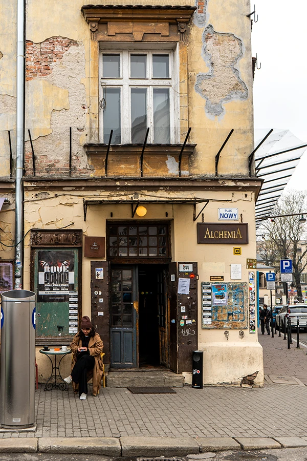 Cocktailbar Alchemia in Kazimierz, Krakau