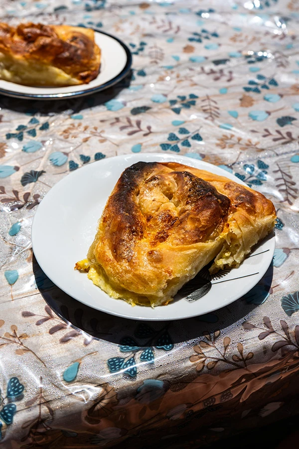 The Albanian specialty Byrek