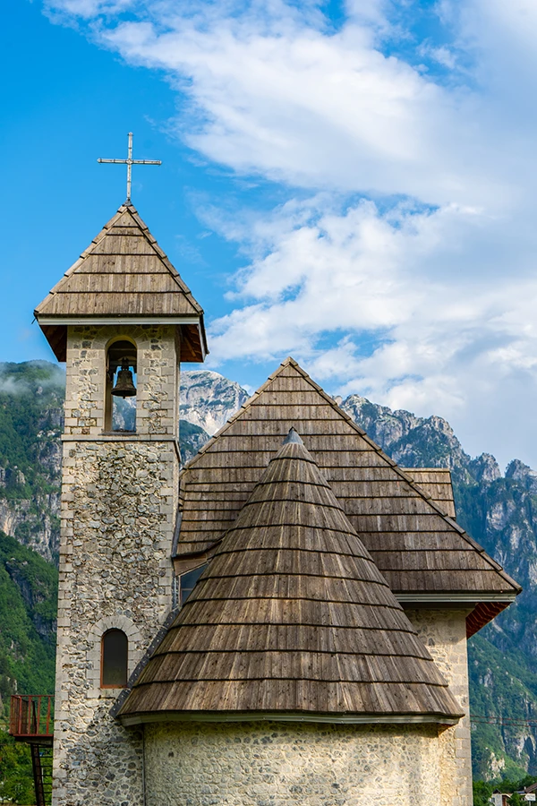 Theth, Albania, small church, point of interest