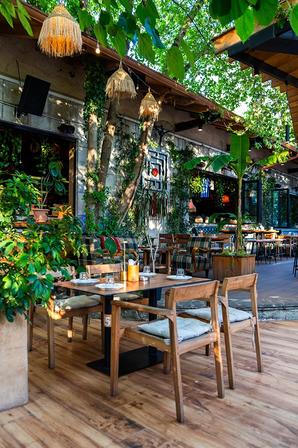 Dining out at Restaurant N'mes in Tirana, Albania. Local restaurant, local mezze