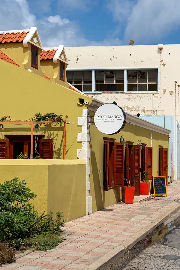 Visit the Pepe & Margo Rum Distillery in Oranjestad