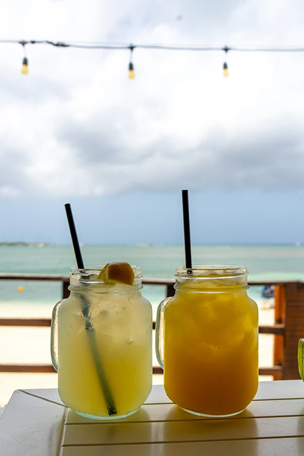 The West Deck Hotspot Aruba, Juices