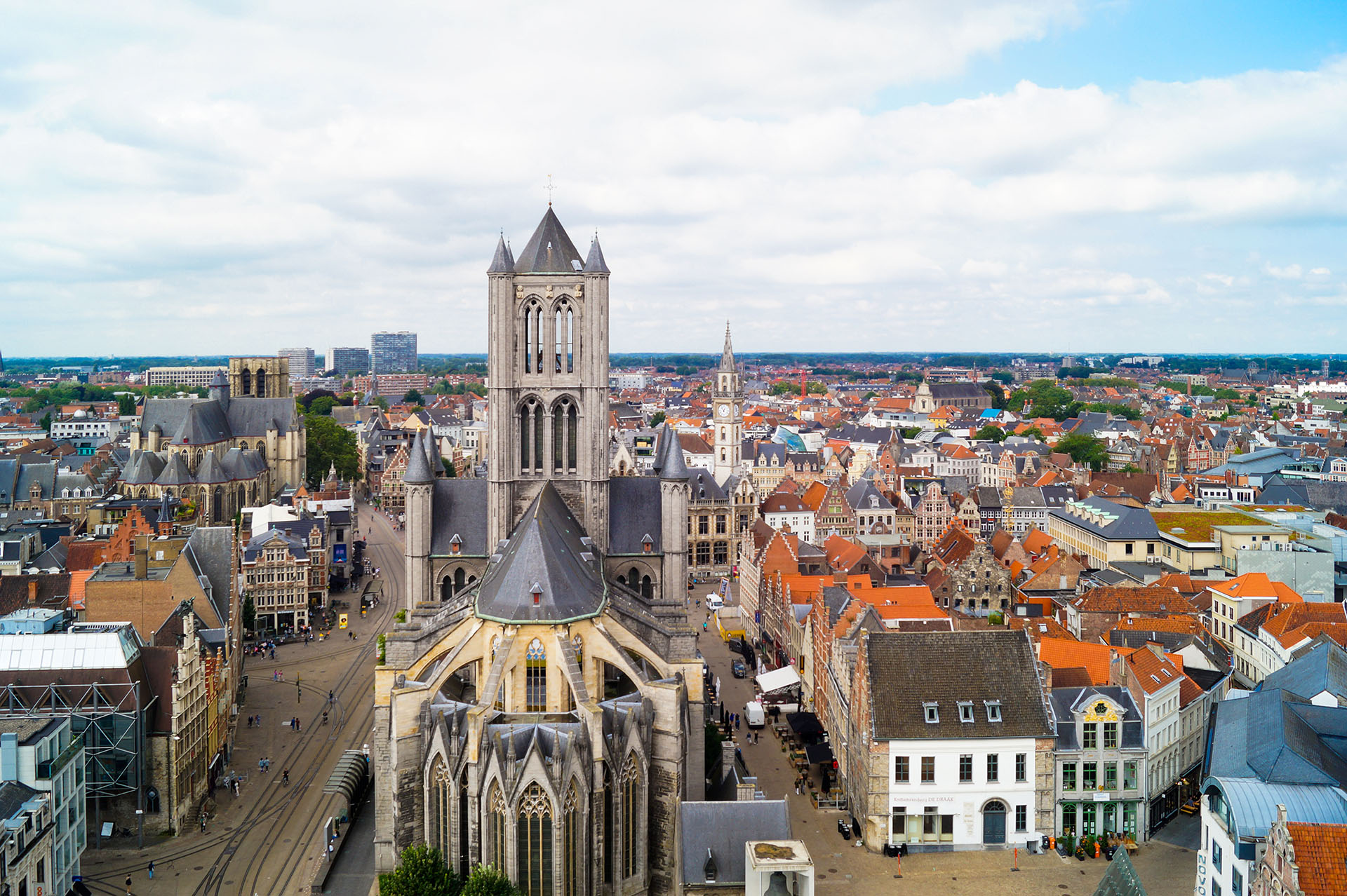 De beste reistips voor een stedentrip naar Gent, uitzicht over de stad Gent