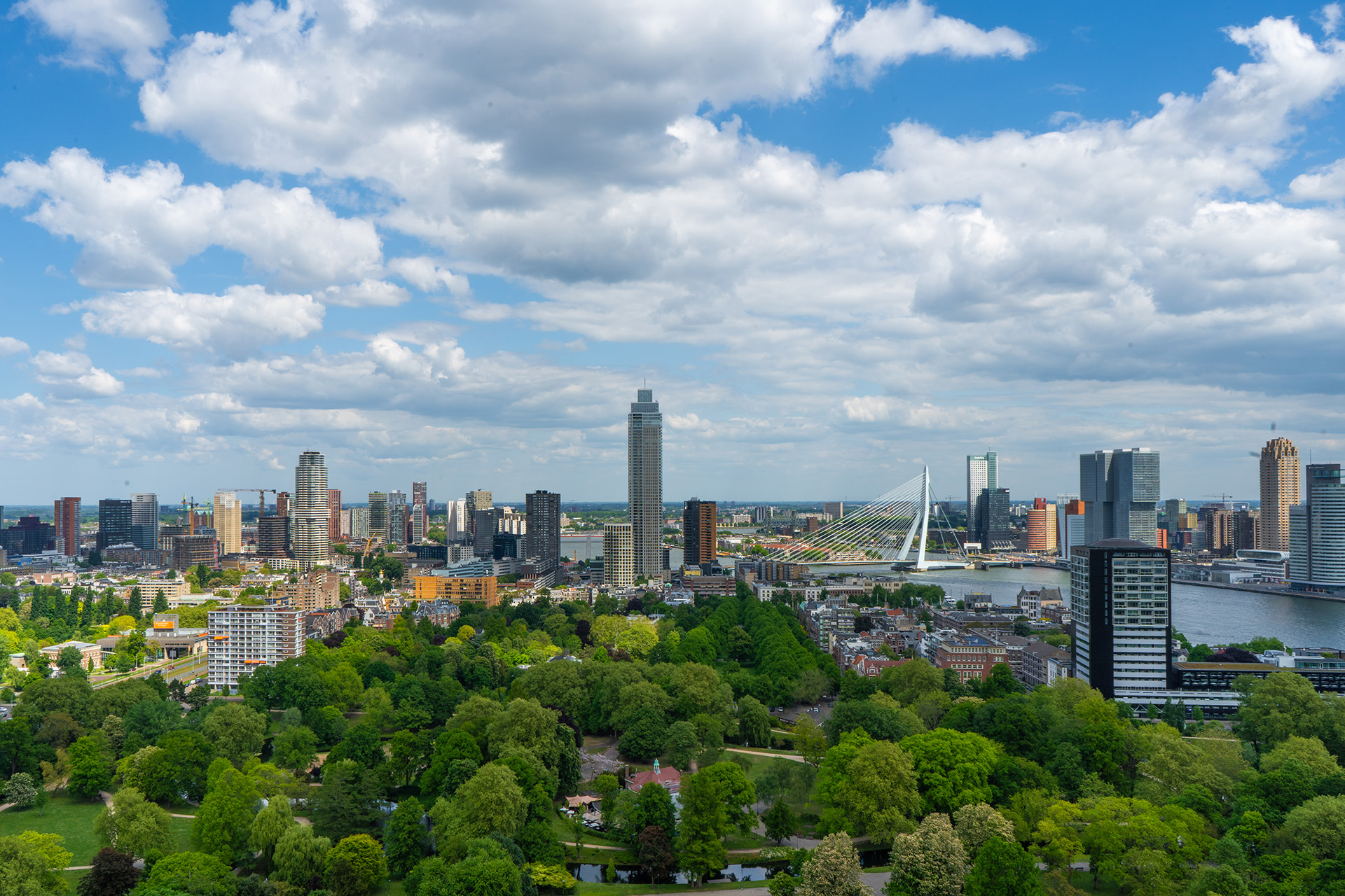 Uitzicht over Rotterdam vanaf de Euromast, de beste tips voor Rotterdam