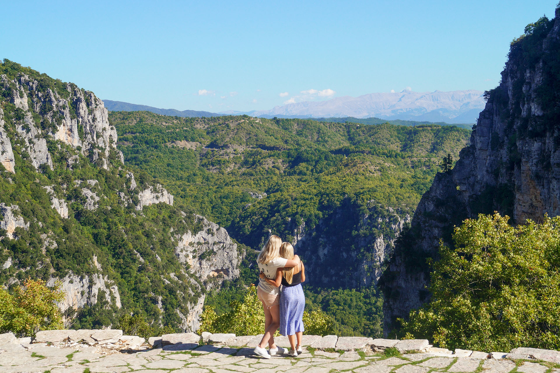 View of the Vikos Gorge in Zagoria, the best travel tips for Zagoria in Greece