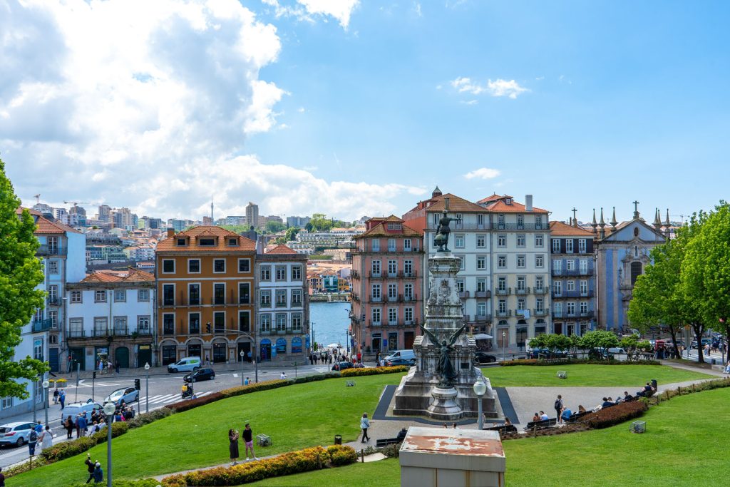Porto City Center, a stop on the Portugal road trip