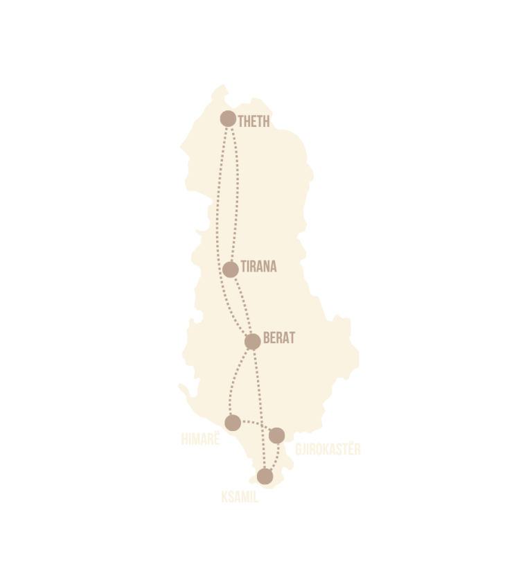 Road Map: Albania Travel Packages