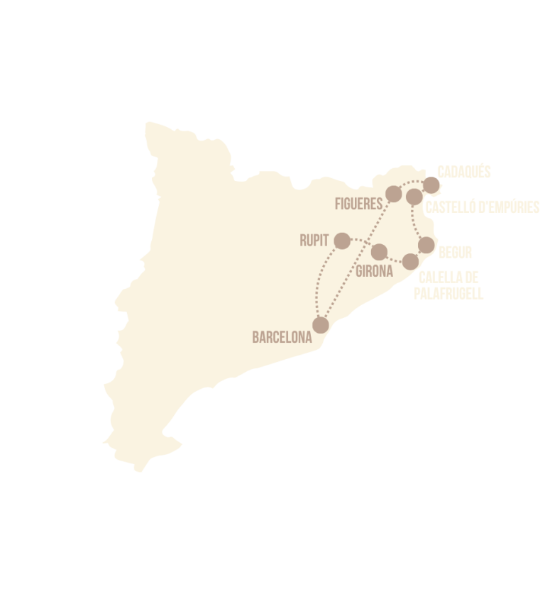 Road Map of Catalonia: Travel Offers in Spain
