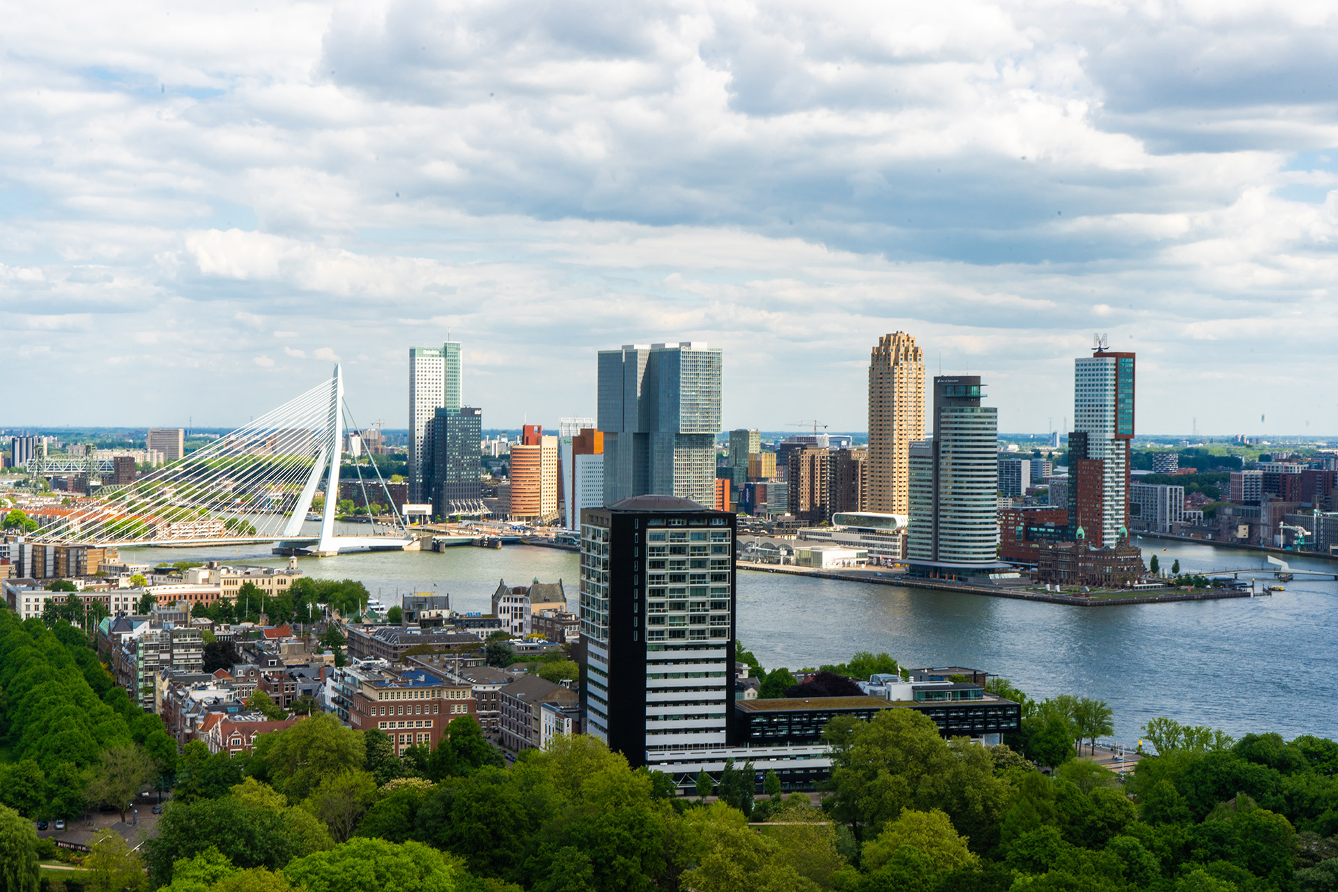 Tips Hotels In Rotterdam Travander Euromast Uitzicht
