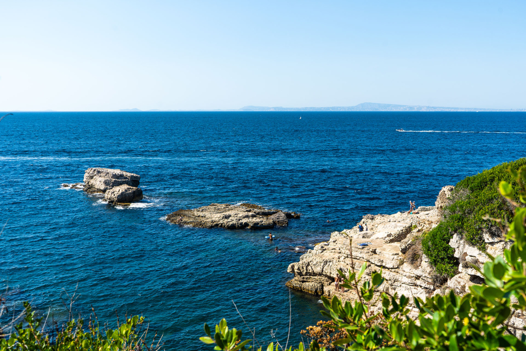 Swimming in the Sea at Bagni Della Regina Giovanna