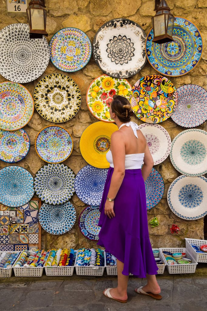 Ravello, Amalfi Coast, Shopping Street, Souvenirs